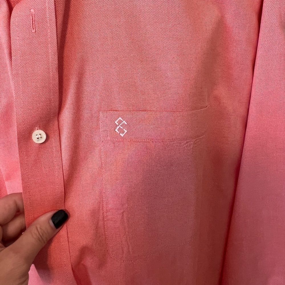 M17- Coral/Pink Silver Mesa men’s western style shirt. - Picture 4 of 4